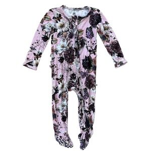 Bums & Roses Bamboo Footie Sleeper Halloween 18-24 months